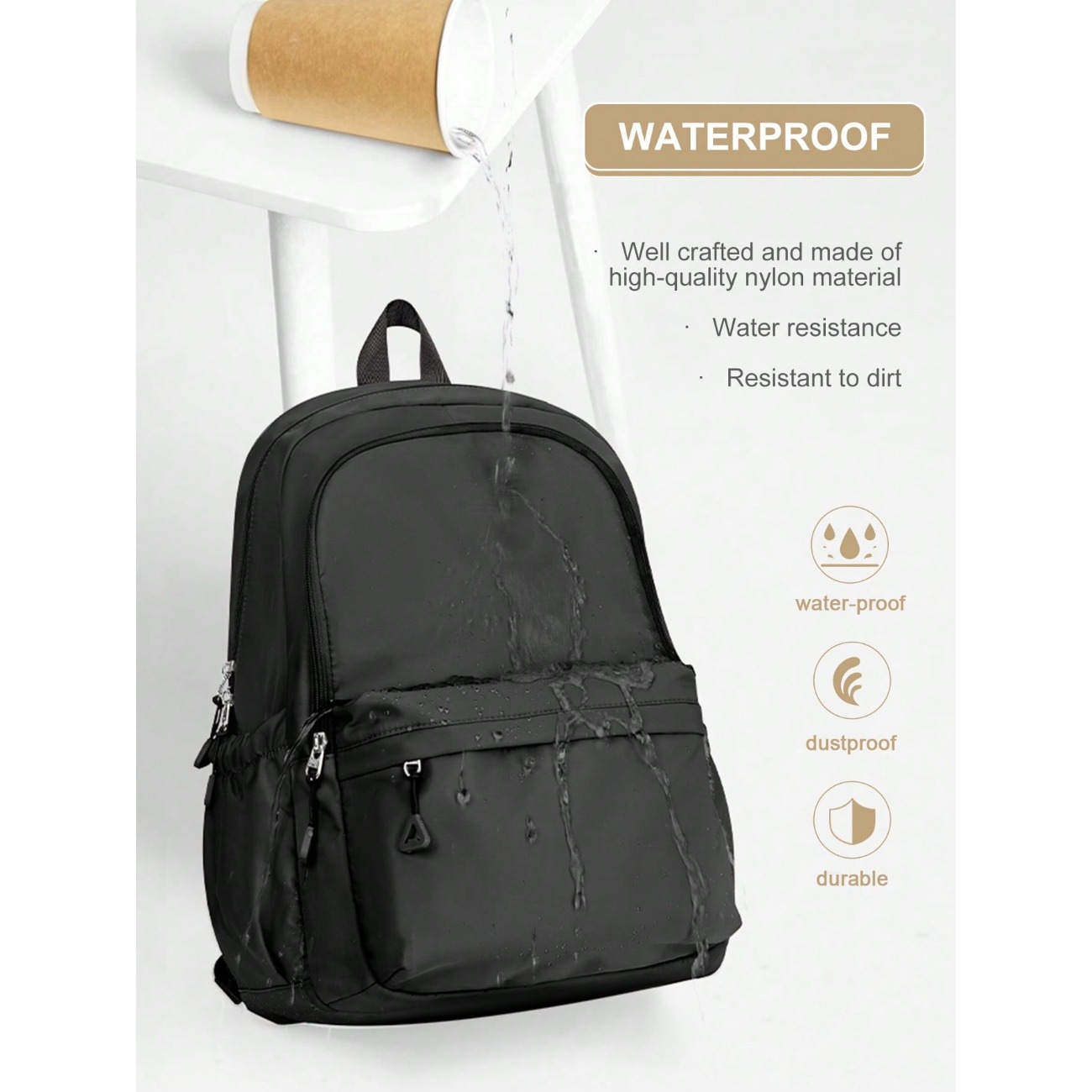 Laptop Backpack 15.6 - Ortaokul ve Lise Öğrencileri İçin Sırt